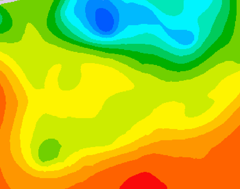 GDPS 500 millibar geopotential height 144 hour forecast chart for Canada based on 2026/06/23 0000Z data