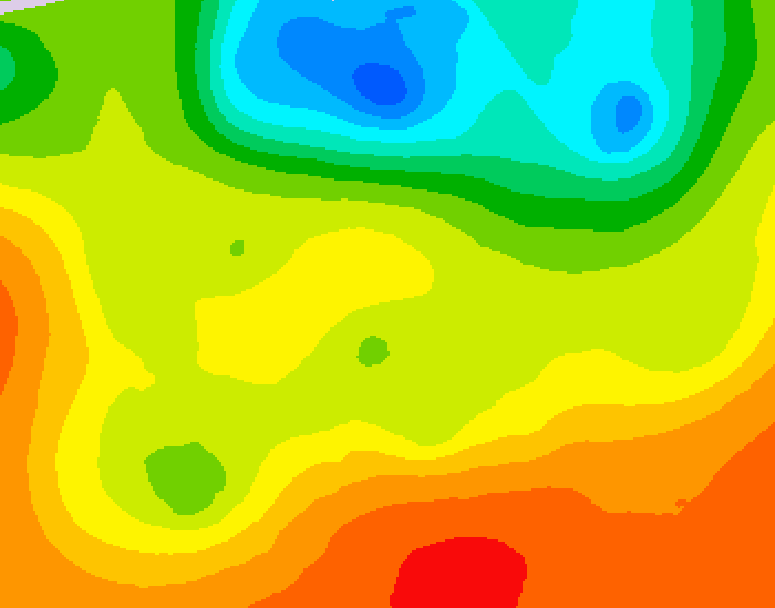 GDPS 500 millibar geopotential height 156 hour forecast chart for Canada based on 2026/06/23 0000Z data
