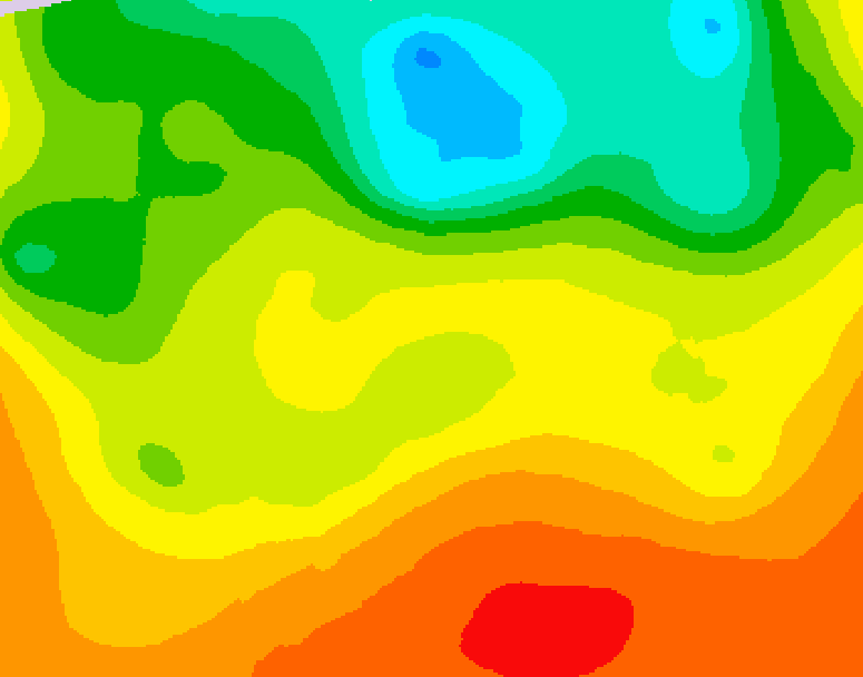 GDPS 500 millibar geopotential height 192 hour forecast chart for Canada based on 2026/06/23 0000Z data