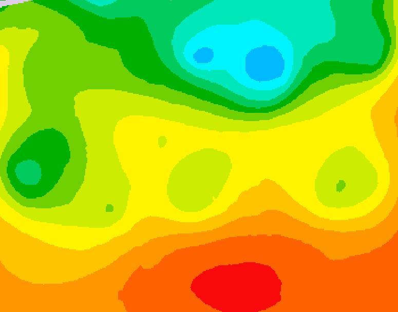 GDPS 500 millibar geopotential height 216 hour forecast chart for Canada based on 2026/06/23 0000Z data