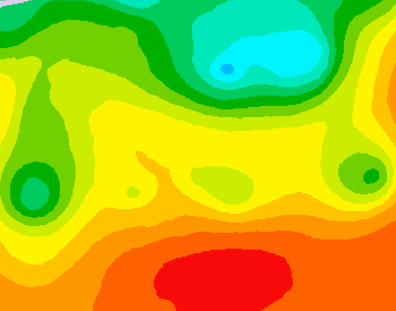 GDPS 500 millibar geopotential height 234 hour forecast chart for Canada based on 2026/06/23 0000Z data
