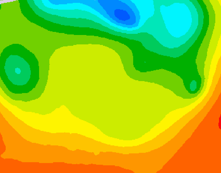 GDPS 500 millibar geopotential height 048 hour forecast chart for Canada based on 2026/06/23 1200Z data