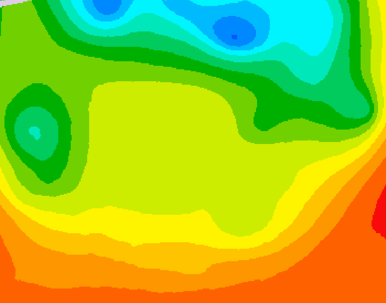 GDPS 500 millibar geopotential height 060 hour forecast chart for Canada based on 2026/06/23 1200Z data