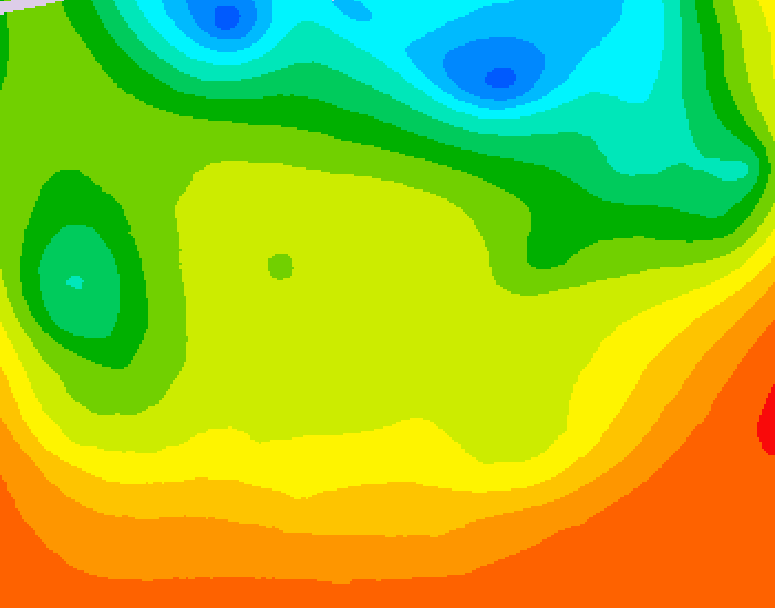 GDPS 500 millibar geopotential height 066 hour forecast chart for Canada based on 2026/06/23 1200Z data