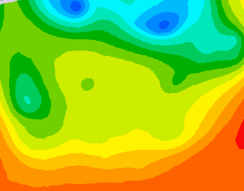 GDPS 500 millibar geopotential height 072 hour forecast chart for Canada based on 2026/06/23 1200Z data
