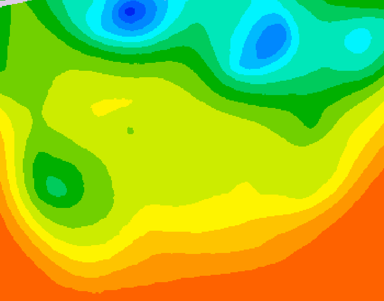 GDPS 500 millibar geopotential height 090 hour forecast chart for Canada based on 2026/06/23 1200Z data