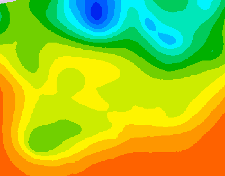GDPS 500 millibar geopotential height 120 hour forecast chart for Canada based on 2026/06/23 1200Z data