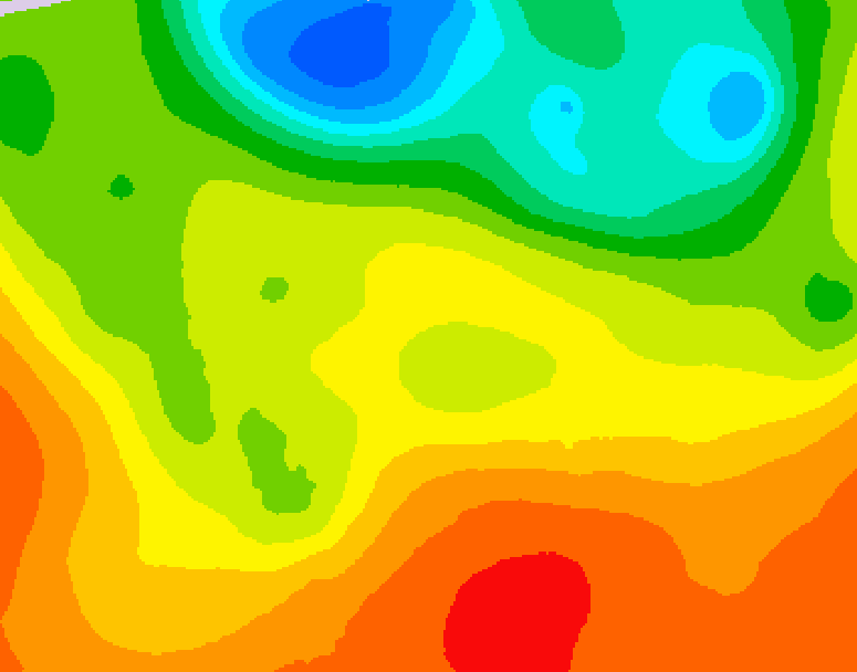 GDPS 500 millibar geopotential height 156 hour forecast chart for Canada based on 2026/06/23 1200Z data