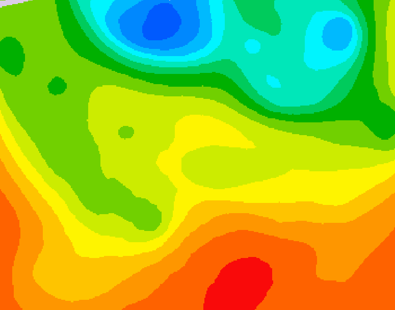 GDPS 500 millibar geopotential height 162 hour forecast chart for Canada based on 2026/06/23 1200Z data