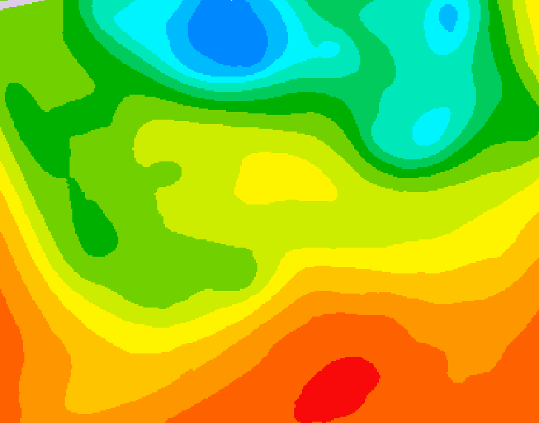 GDPS 500 millibar geopotential height 174 hour forecast chart for Canada based on 2026/06/23 1200Z data
