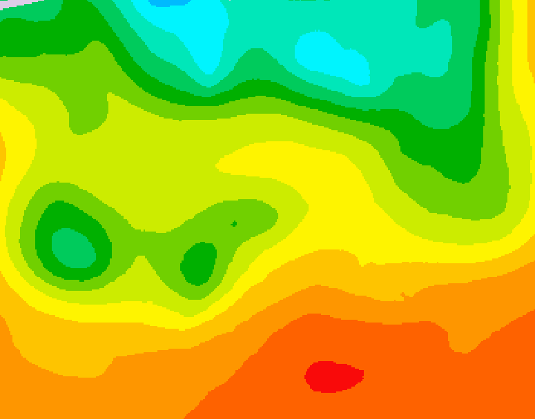 GDPS 500 millibar geopotential height 216 hour forecast chart for Canada based on 2026/06/23 1200Z data