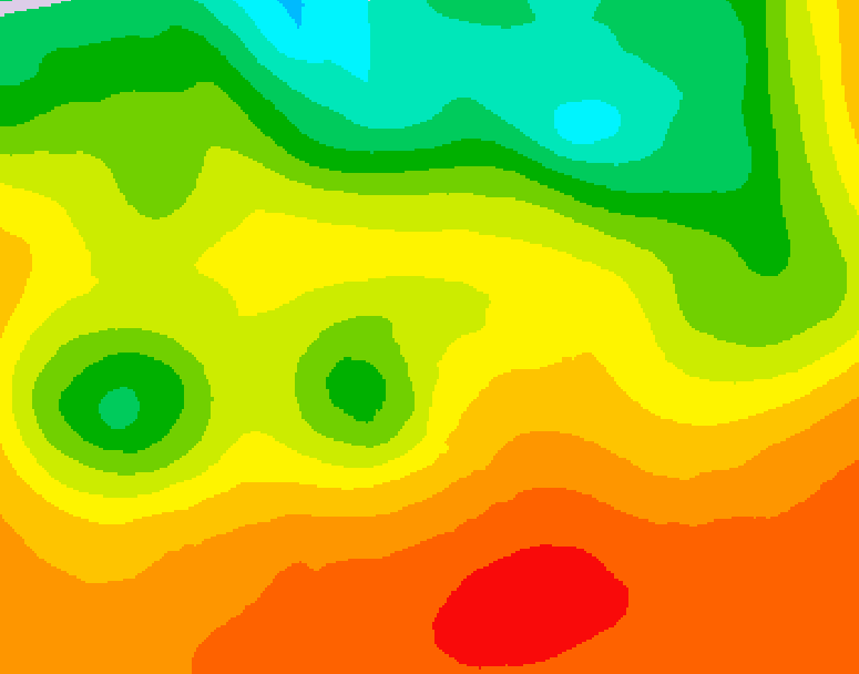 GDPS 500 millibar geopotential height 228 hour forecast chart for Canada based on 2026/06/23 1200Z data