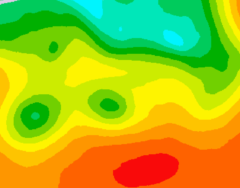 GDPS 500 millibar geopotential height 240 hour forecast chart for Canada based on 2026/06/23 1200Z data