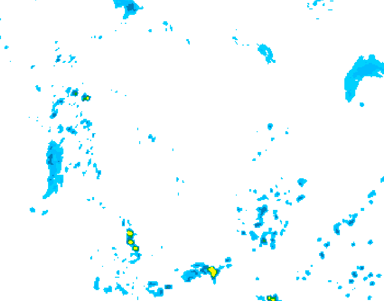 GDPS precipitation 060 hour forecast chart for Canada based on 2026/06/23 1200Z data
