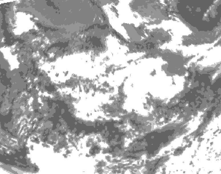 GDPS total cloud 108 hour forecast chart for Canada based on 2026/06/23 0000Z data
