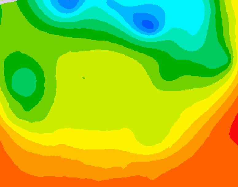 GDPS 500 millibar geopotential height 048 hour forecast chart for Canada based on 2026/06/24 0000Z data