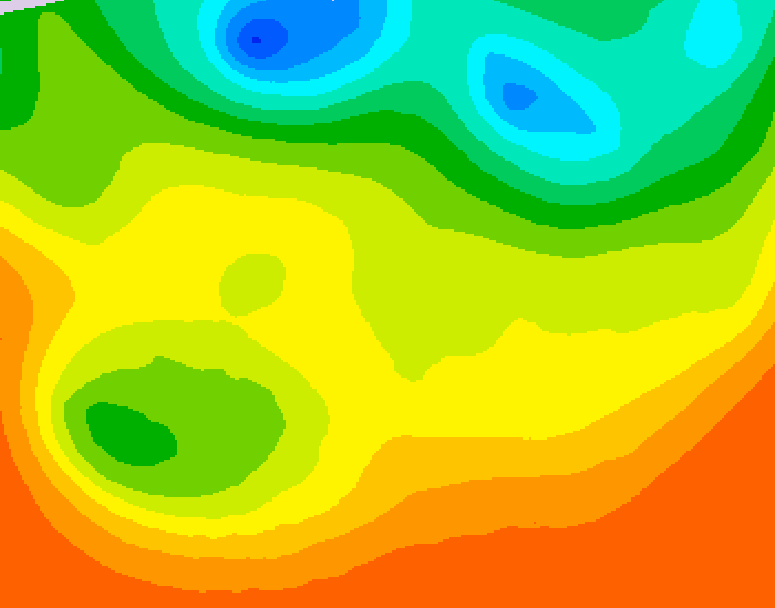 GDPS 500 millibar geopotential height 096 hour forecast chart for Canada based on 2026/06/24 0000Z data