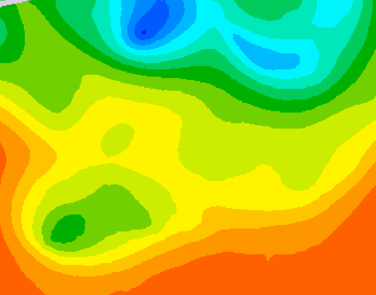 GDPS 500 millibar geopotential height 108 hour forecast chart for Canada based on 2026/06/24 0000Z data