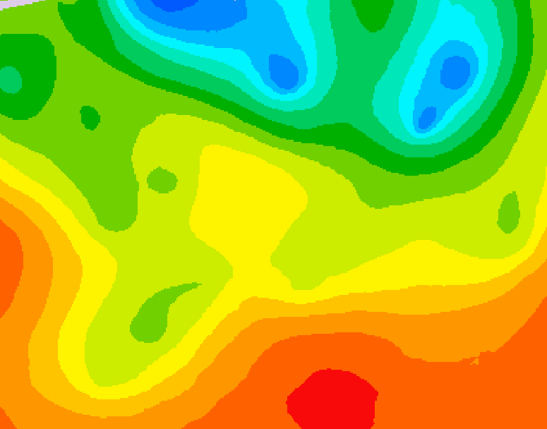 GDPS 500 millibar geopotential height 132 hour forecast chart for Canada based on 2026/06/24 0000Z data