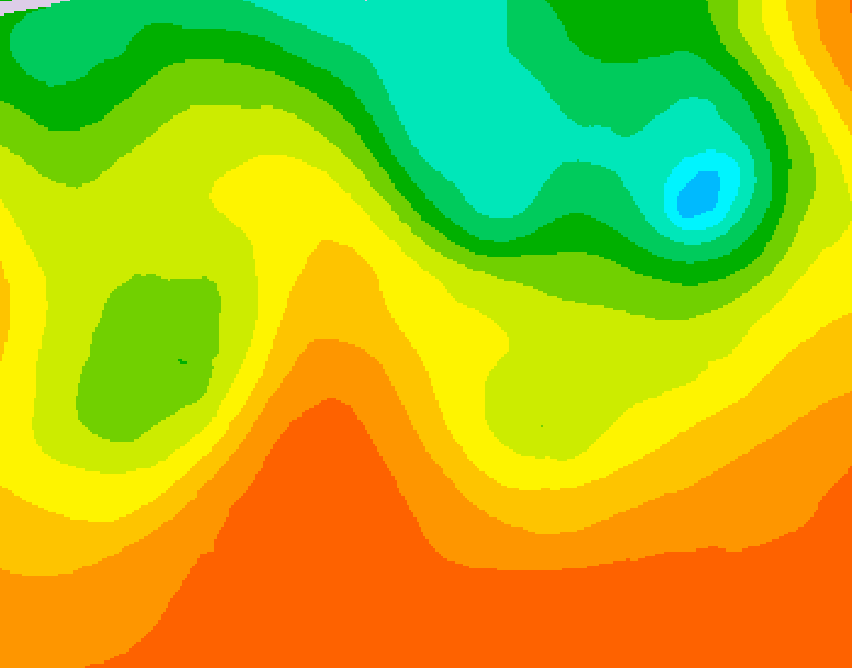 GDPS 500 millibar geopotential height 240 hour forecast chart for Canada based on 2026/06/24 0000Z data