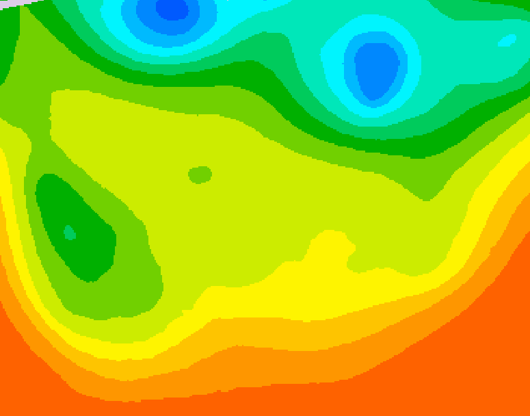 GDPS 500 millibar geopotential height 066 hour forecast chart for Canada based on 2026/06/24 1200Z data