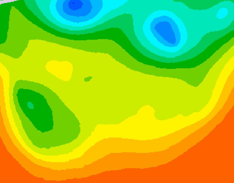 GDPS 500 millibar geopotential height 072 hour forecast chart for Canada based on 2026/06/24 1200Z data