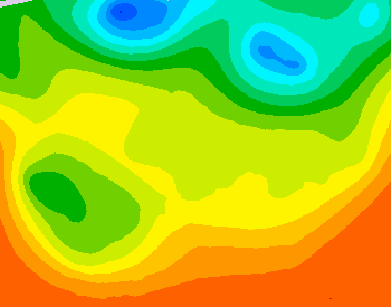 GDPS 500 millibar geopotential height 078 hour forecast chart for Canada based on 2026/06/24 1200Z data