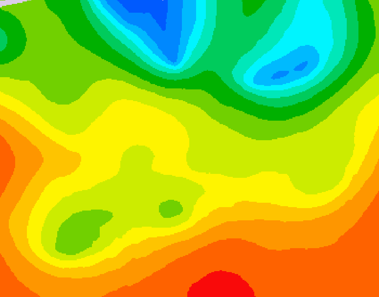 GDPS 500 millibar geopotential height 108 hour forecast chart for Canada based on 2026/06/24 1200Z data