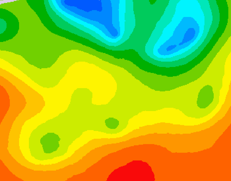 GDPS 500 millibar geopotential height 114 hour forecast chart for Canada based on 2026/06/24 1200Z data
