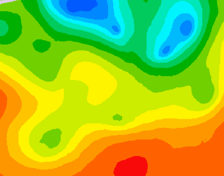 GDPS 500 millibar geopotential height 120 hour forecast chart for Canada based on 2026/06/24 1200Z data
