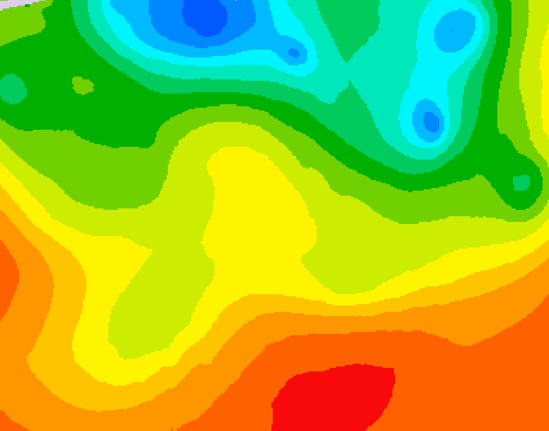 GDPS 500 millibar geopotential height 132 hour forecast chart for Canada based on 2026/06/24 1200Z data