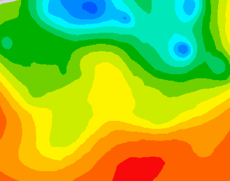GDPS 500 millibar geopotential height 138 hour forecast chart for Canada based on 2026/06/24 1200Z data