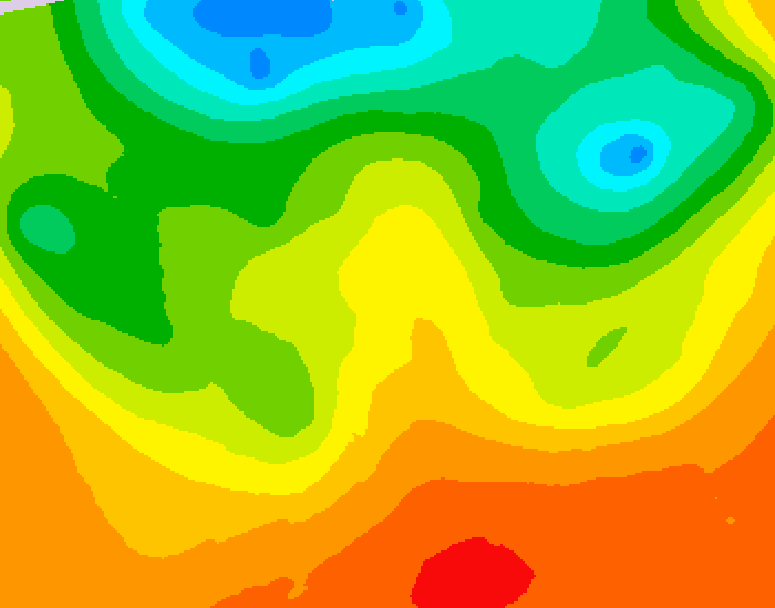 GDPS 500 millibar geopotential height 156 hour forecast chart for Canada based on 2026/06/24 1200Z data