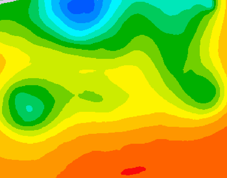 GDPS 500 millibar geopotential height 192 hour forecast chart for Canada based on 2026/06/24 1200Z data