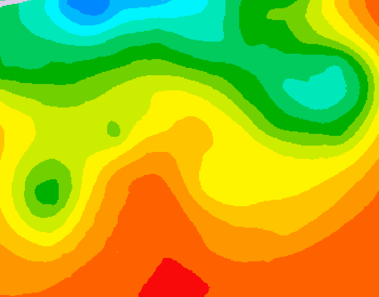 GDPS 500 millibar geopotential height 234 hour forecast chart for Canada based on 2026/06/24 1200Z data