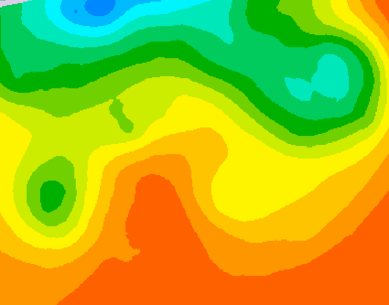 GDPS 500 millibar geopotential height 240 hour forecast chart for Canada based on 2026/06/24 1200Z data