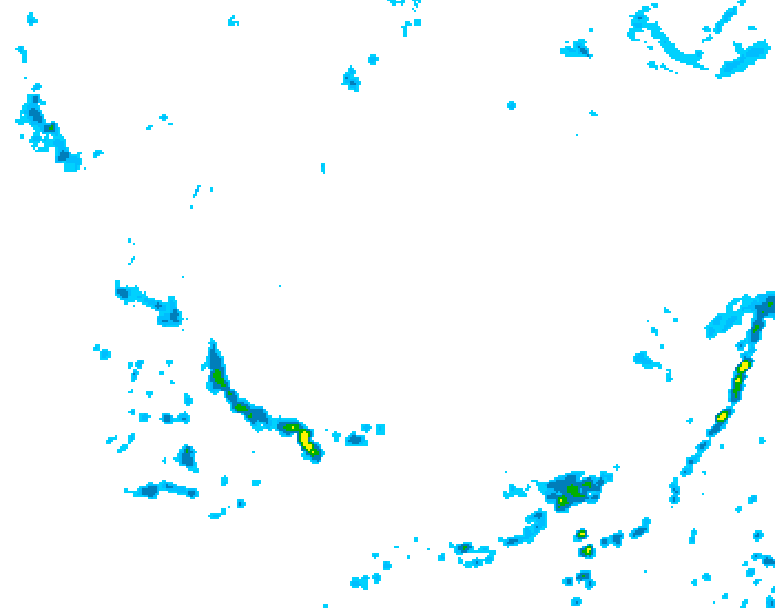 GDPS precipitation 072 hour forecast chart for Canada based on 2026/06/24 1200Z data