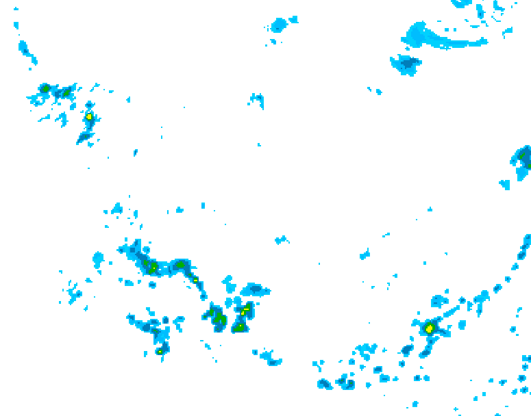 GDPS precipitation 084 hour forecast chart for Canada based on 2026/06/24 1200Z data