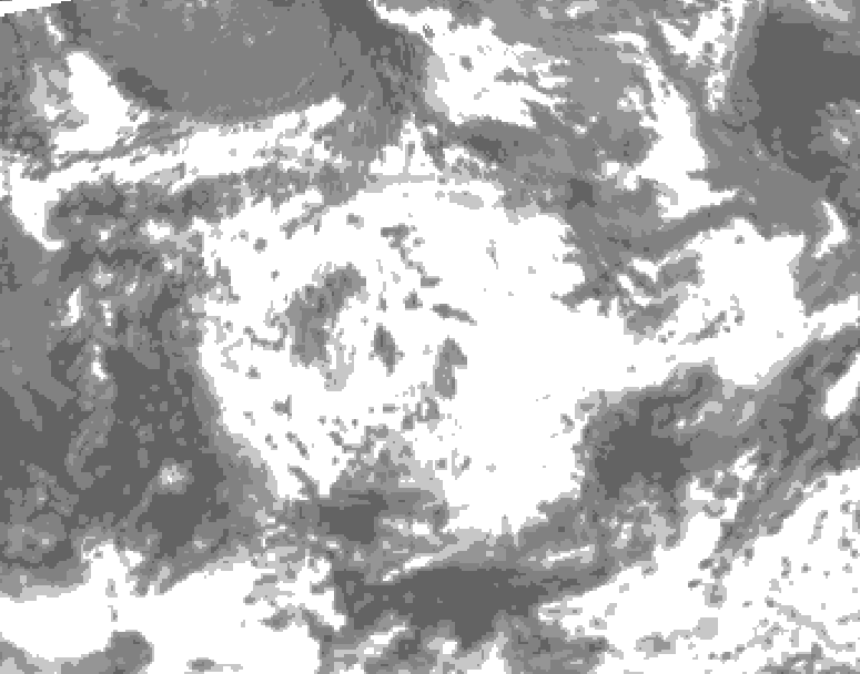 GDPS total cloud 060 hour forecast chart for Canada based on 2026/06/24 0000Z data