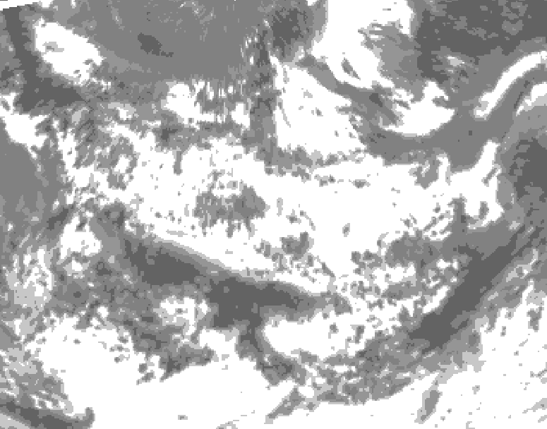 GDPS total cloud 084 hour forecast chart for Canada based on 2026/06/24 1200Z data