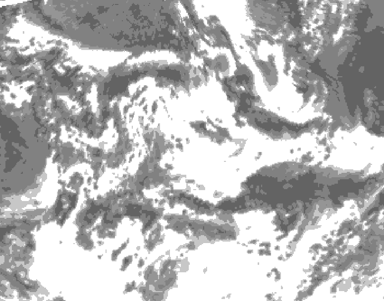 GDPS total cloud 138 hour forecast chart for Canada based on 2026/06/24 1200Z data