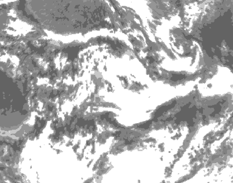 GDPS total cloud 144 hour forecast chart for Canada based on 2026/06/24 1200Z data