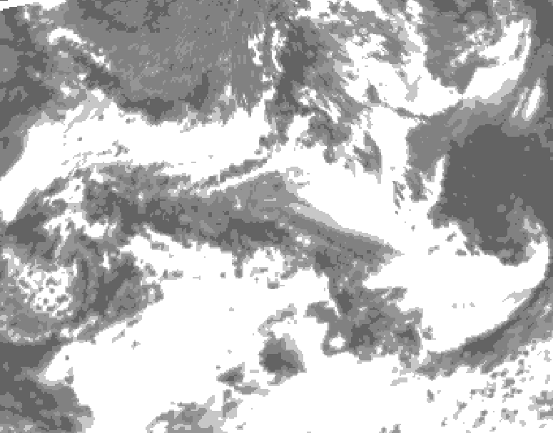 GDPS total cloud 192 hour forecast chart for Canada based on 2026/06/24 1200Z data