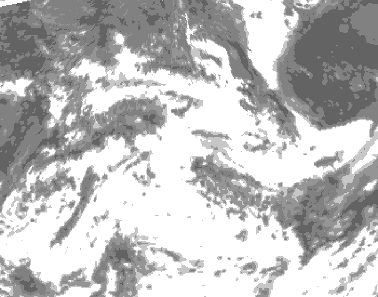 GDPS total cloud 228 hour forecast chart for Canada based on 2026/06/24 1200Z data