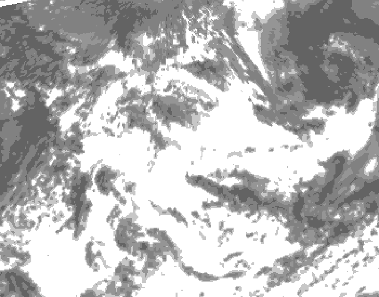 GDPS total cloud 240 hour forecast chart for Canada based on 2026/06/24 1200Z data