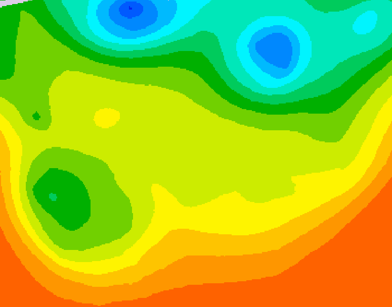GDPS 500 millibar geopotential height 060 hour forecast chart for Canada based on 2026/06/25 0000Z data