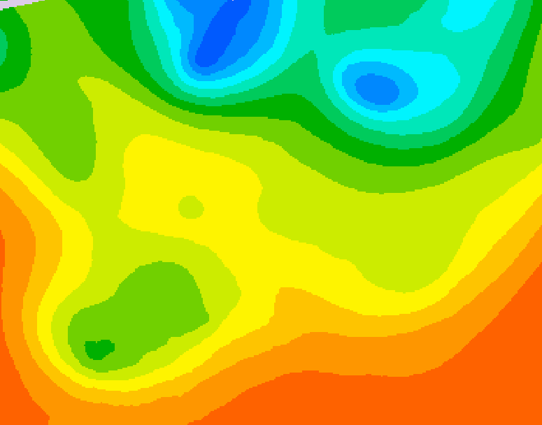 GDPS 500 millibar geopotential height 084 hour forecast chart for Canada based on 2026/06/25 0000Z data