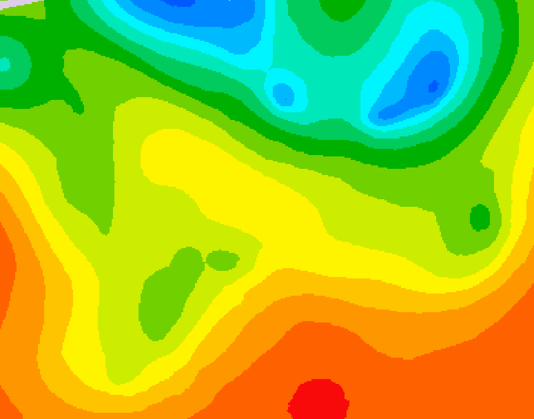 GDPS 500 millibar geopotential height 108 hour forecast chart for Canada based on 2026/06/25 0000Z data