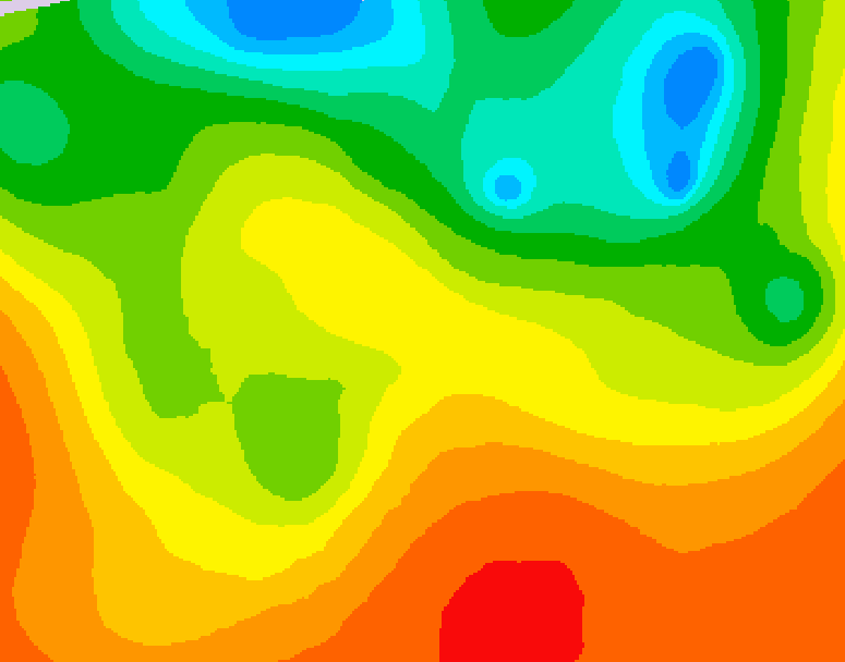 GDPS 500 millibar geopotential height 120 hour forecast chart for Canada based on 2026/06/25 0000Z data