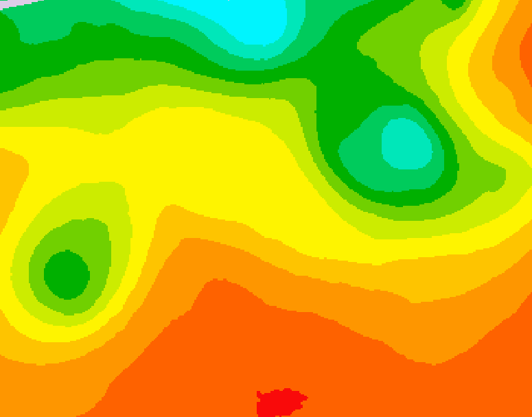 GDPS 500 millibar geopotential height 216 hour forecast chart for Canada based on 2026/06/25 0000Z data